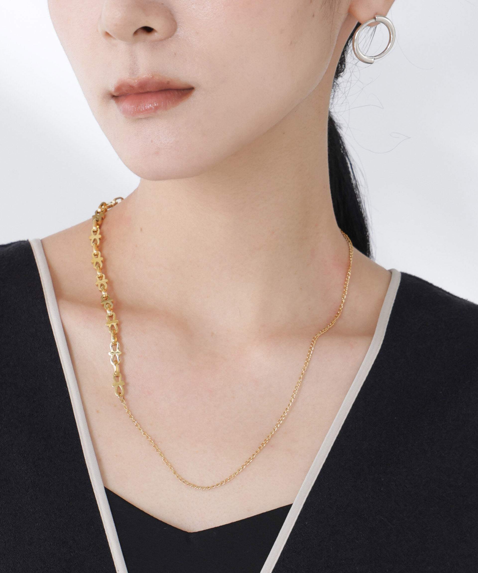 nano･universe「SOAC/Switch Chain Necklace」|ネックレス|ゴールド