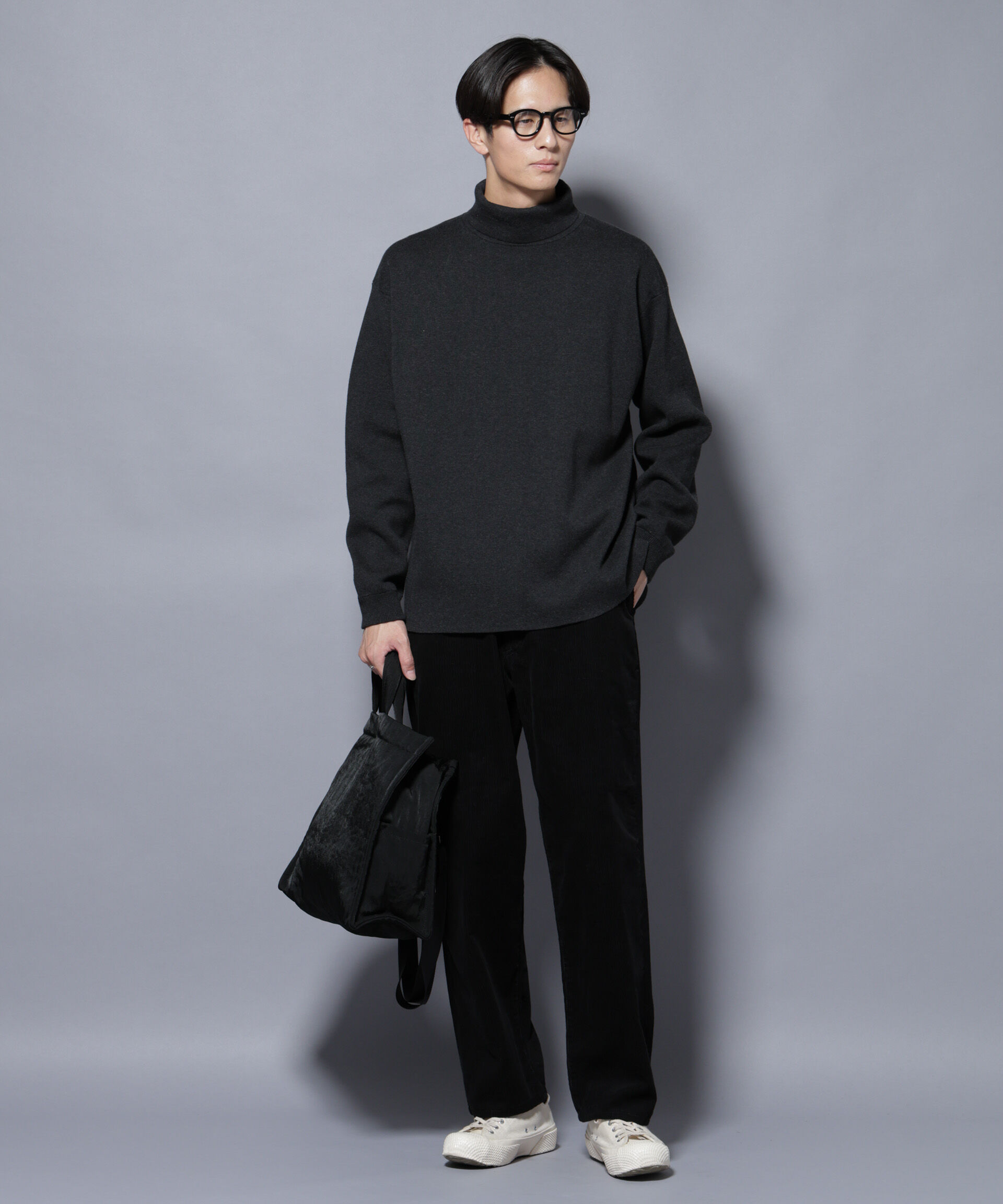 nano･universe「ミラノリブ ワイドタートルネックニット」|ニット・セーター|