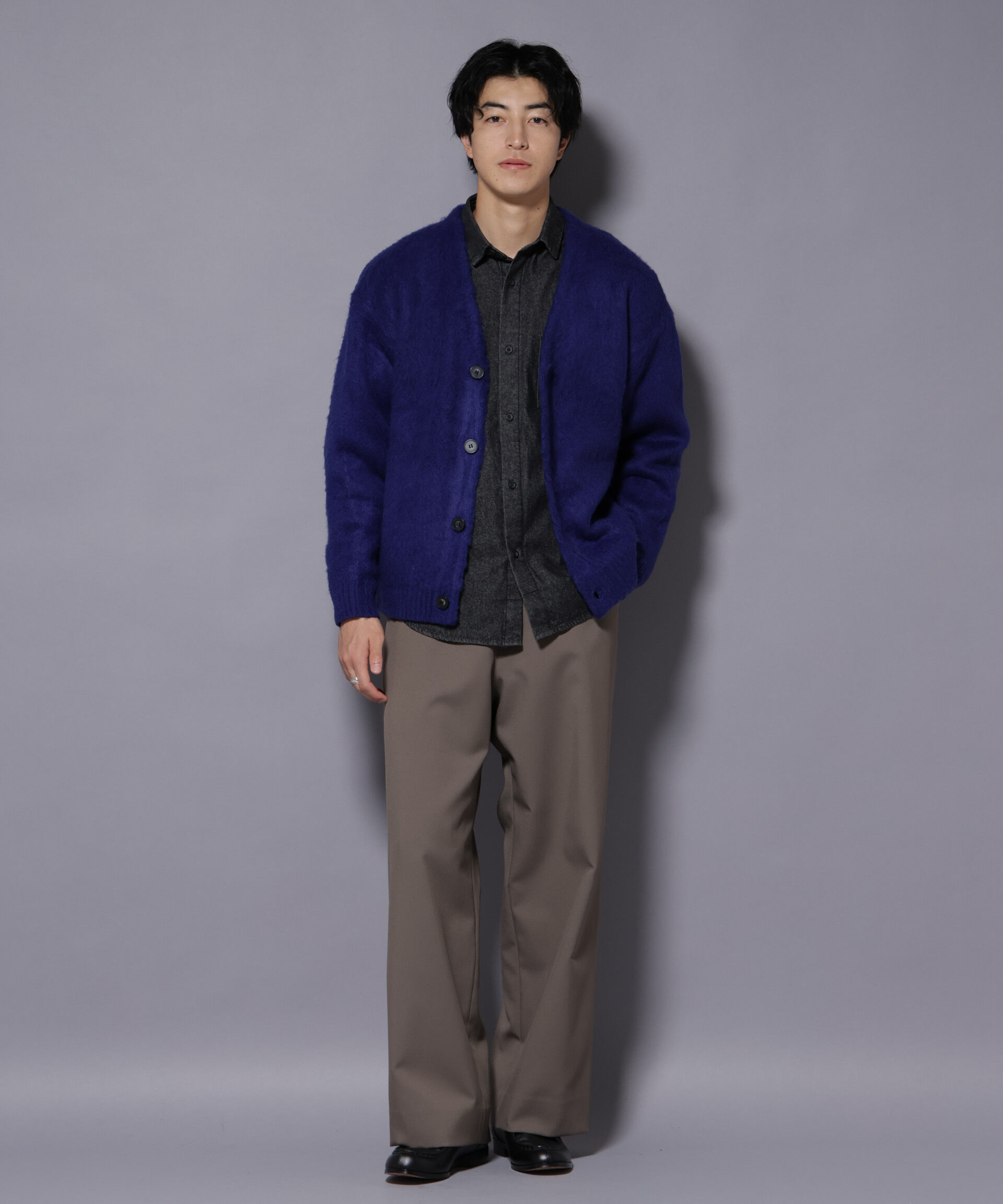 nano･universe「モヘヤライクニットカーディガン」|ニット・セーター|