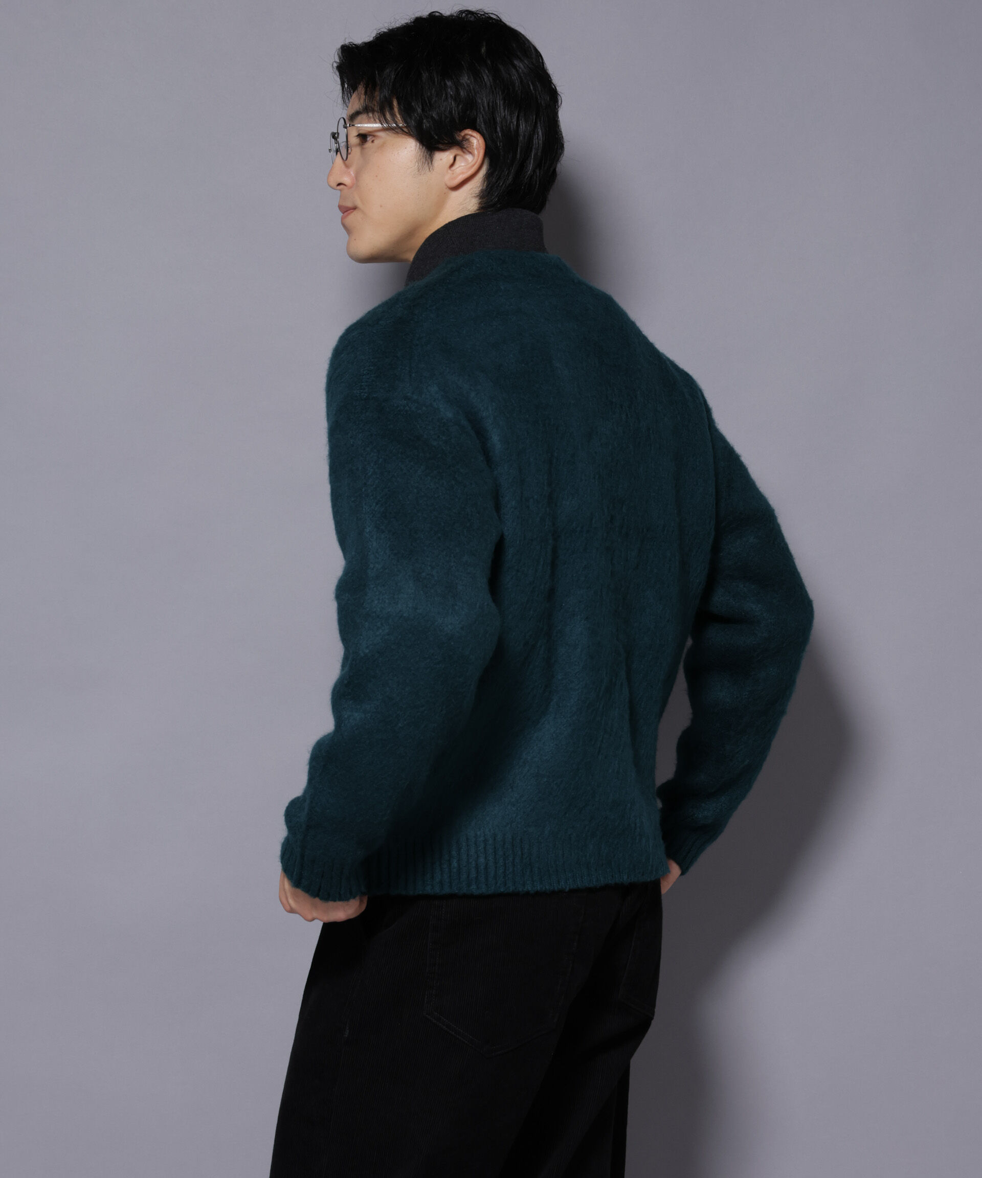 nano･universe「モヘヤライクニットカーディガン」|ニット・セーター|