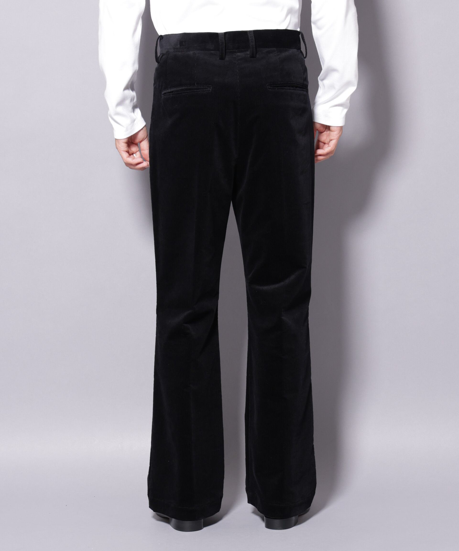 nano･universe「AIRコーデュロイ ライトフレアパンツ/STRETCH（セットアップ可）」|チノ|