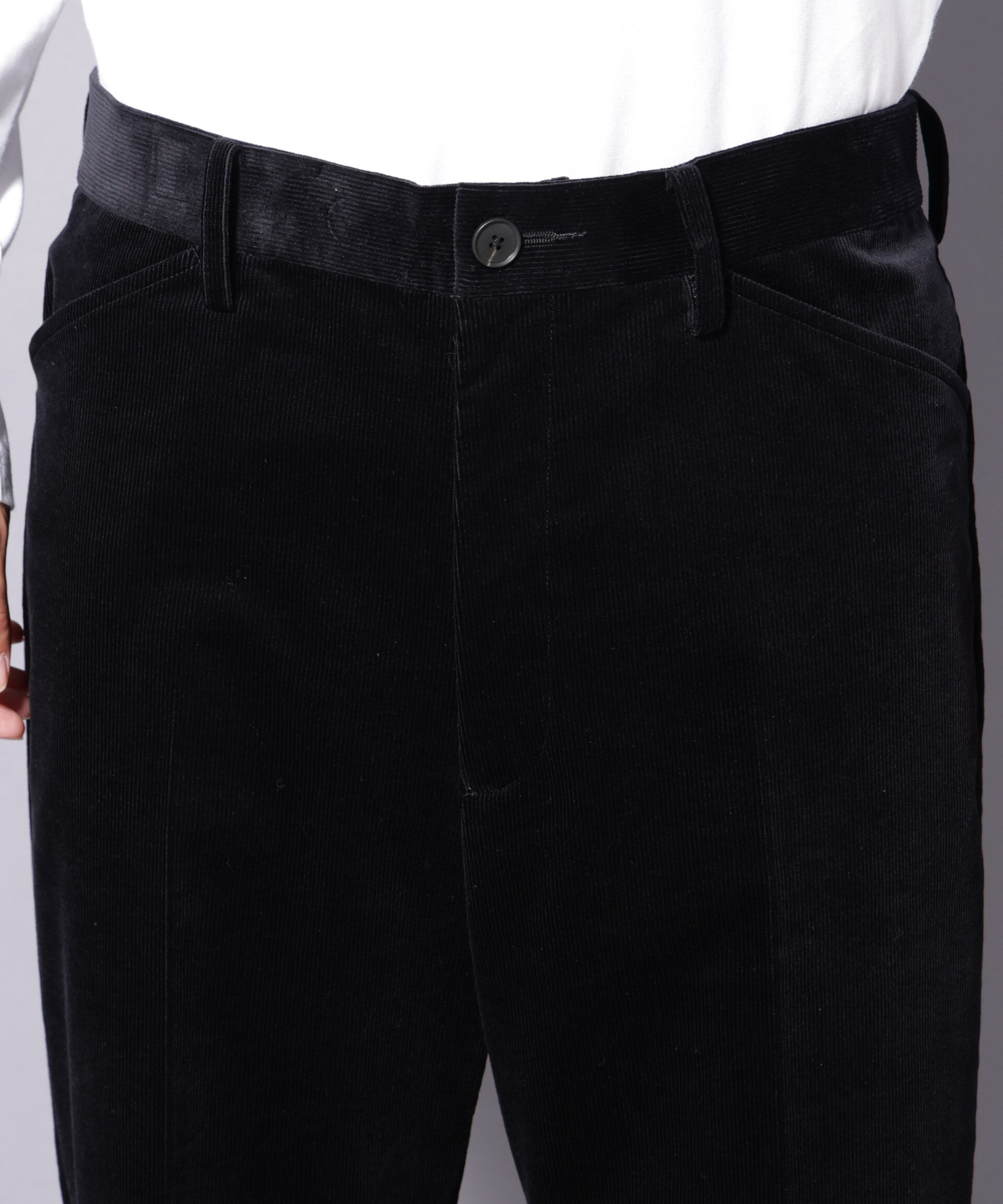 nano･universe「AIRコーデュロイ ライトフレアパンツ/STRETCH（セットアップ可）」|チノ|