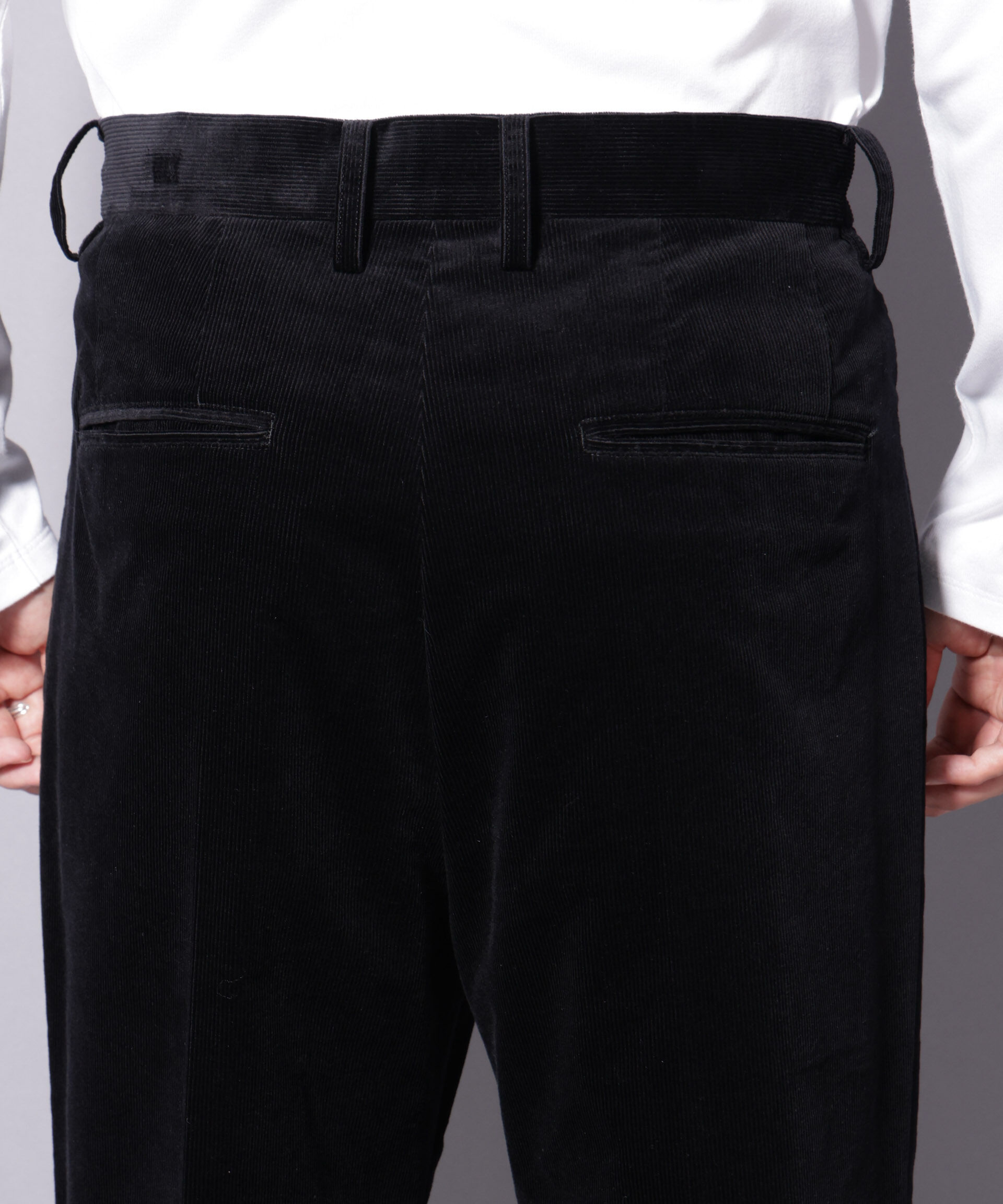 nano･universe「AIRコーデュロイ ライトフレアパンツ/STRETCH（セットアップ可）」|チノ|