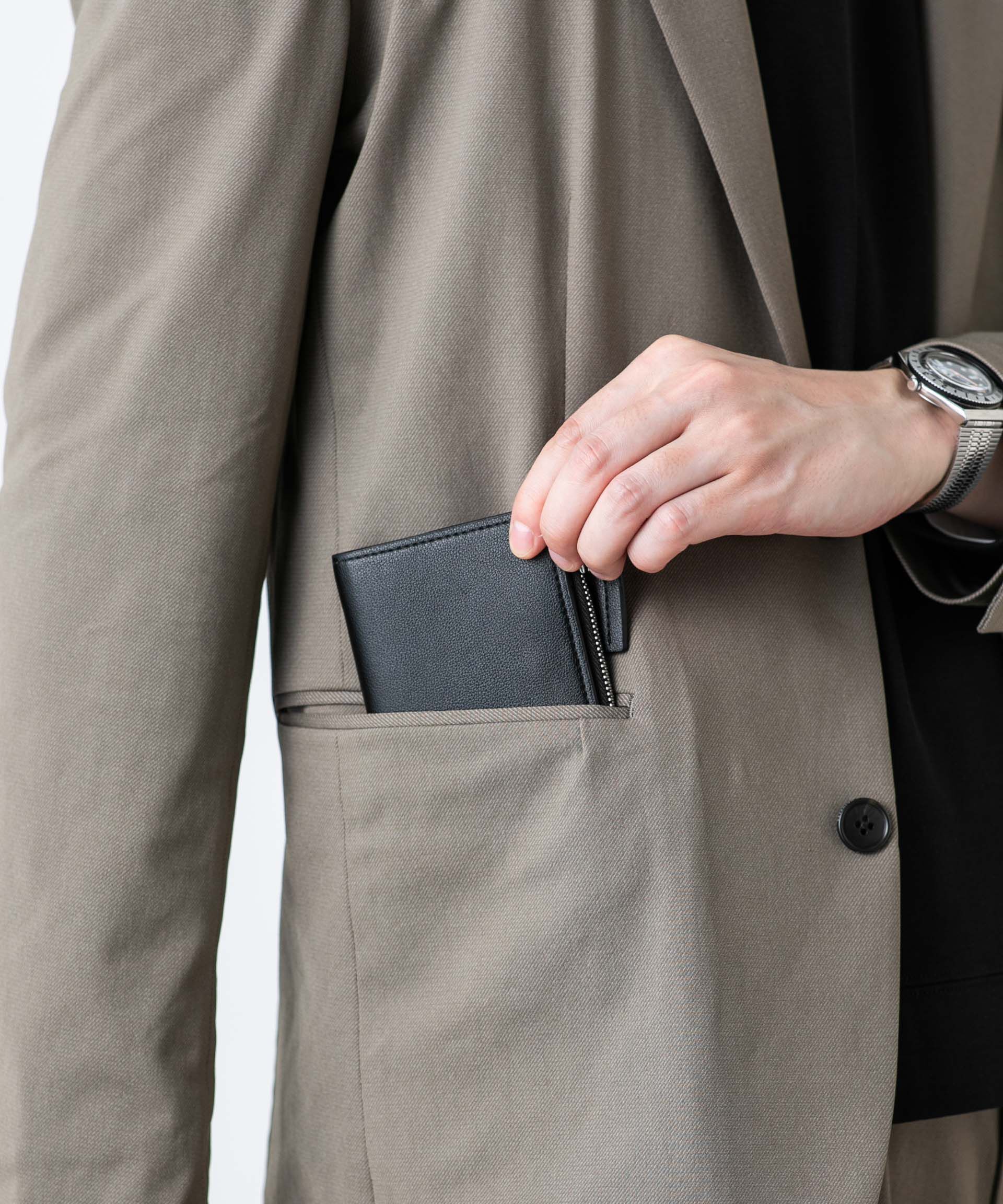 nano･universe「WEB限定/フェイクレザーコンパクトウォレット」|財布|