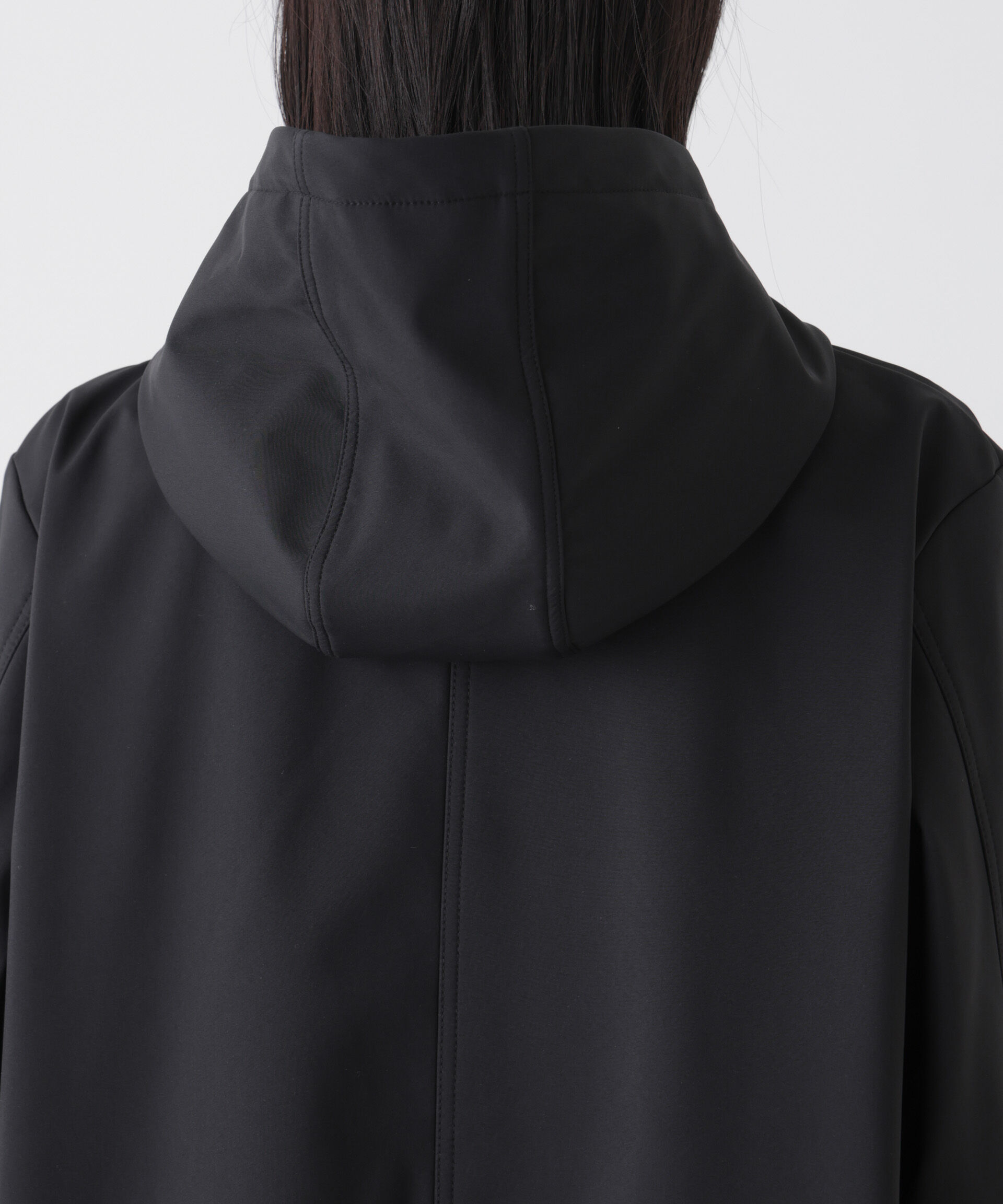 nano･universe「撥水＆花粉ガード フードブルゾン」|ブルゾン・スタジャン|