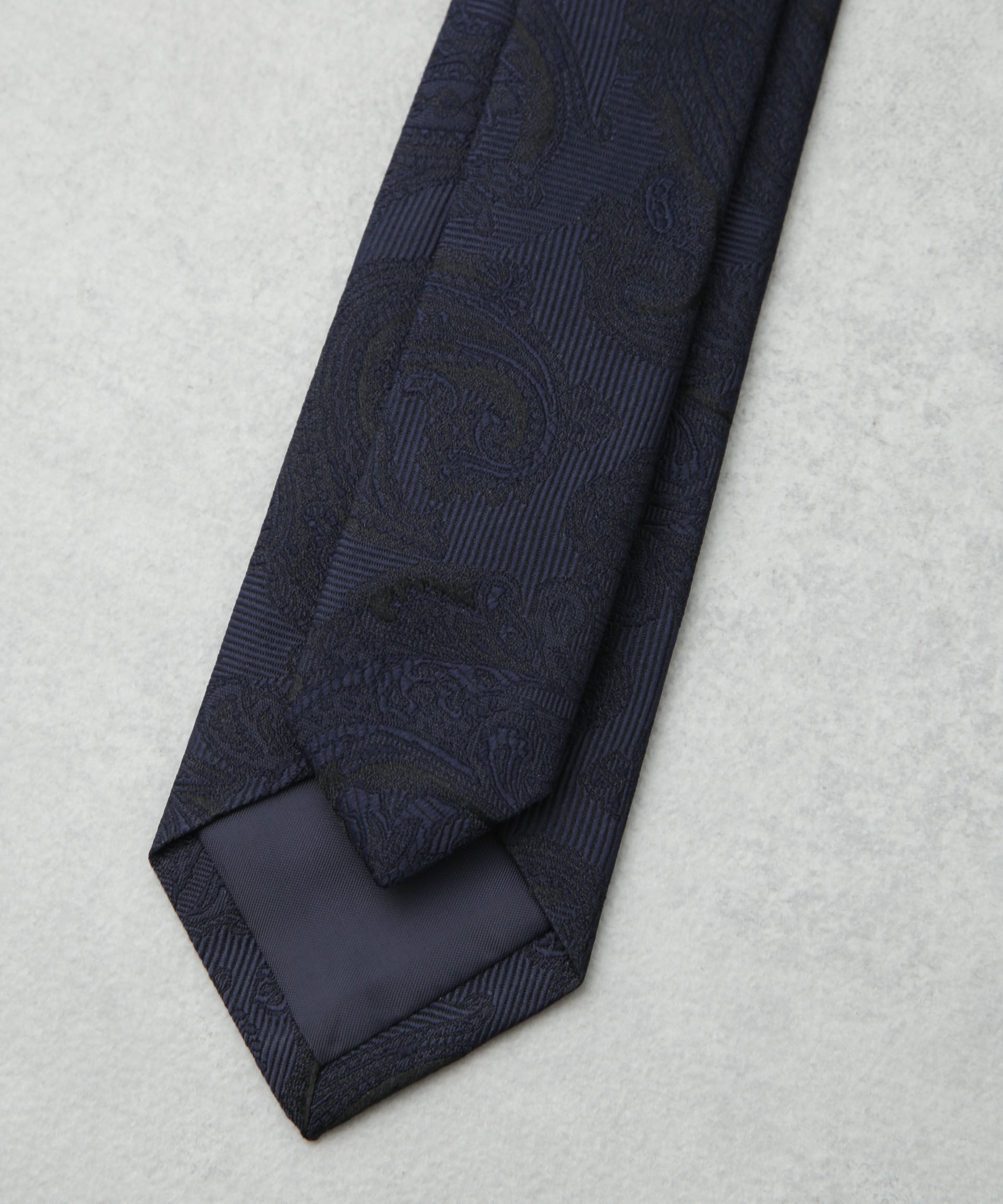 nano･universe「京都西陣ウォッシャブルシャドーペイズリーネクタイ1」|ネクタイ・蝶ネクタイ|