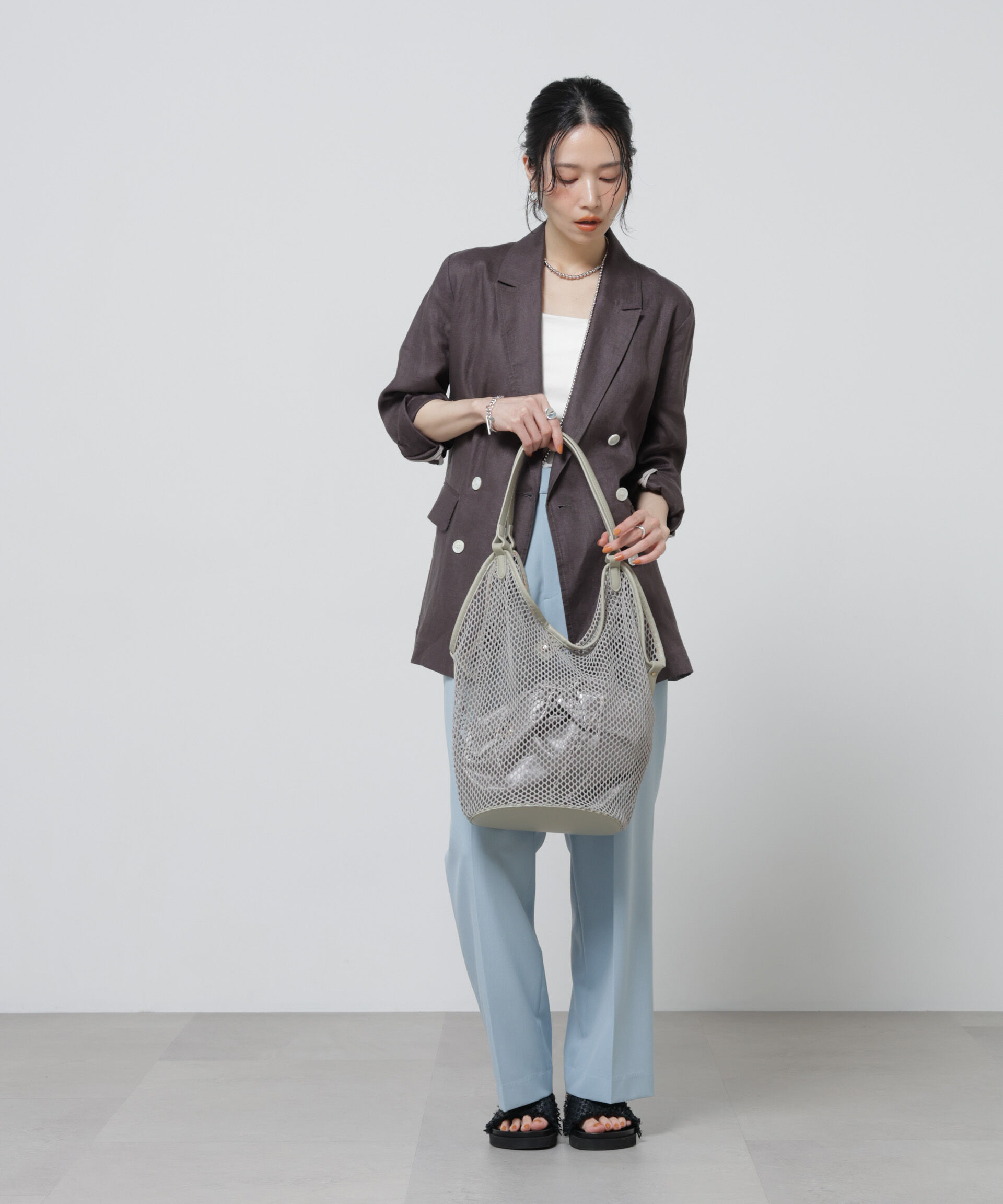 nano･universe「メッシュトートバッグ」|ショルダー・メッセンジャー|