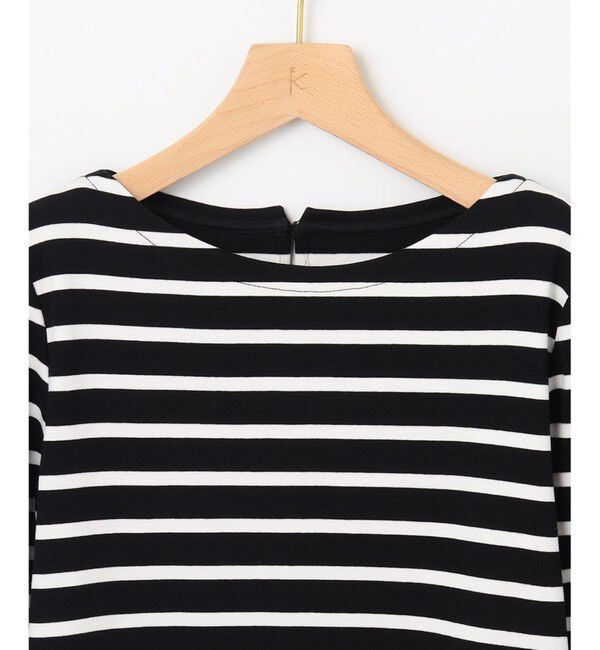 組曲「【ストレッチ・長袖】コットンフライス バスクTシャツ」|Tシャツ・カットソー|