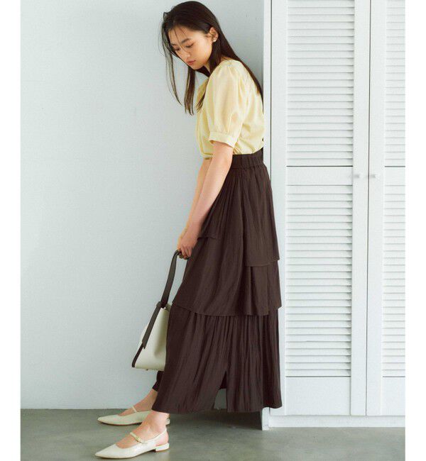 組曲「ソフトローンパフスリーブ ブラウス」|シャツ・ブラウス|