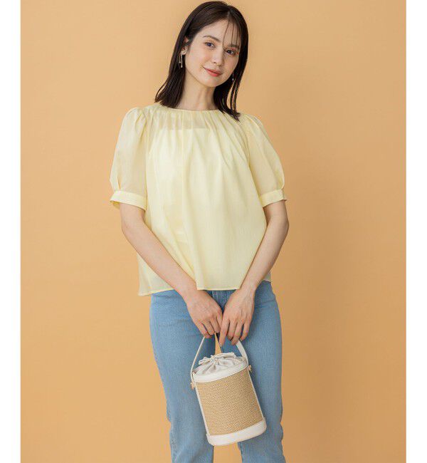 組曲「ソフトローンパフスリーブ ブラウス」|シャツ・ブラウス|