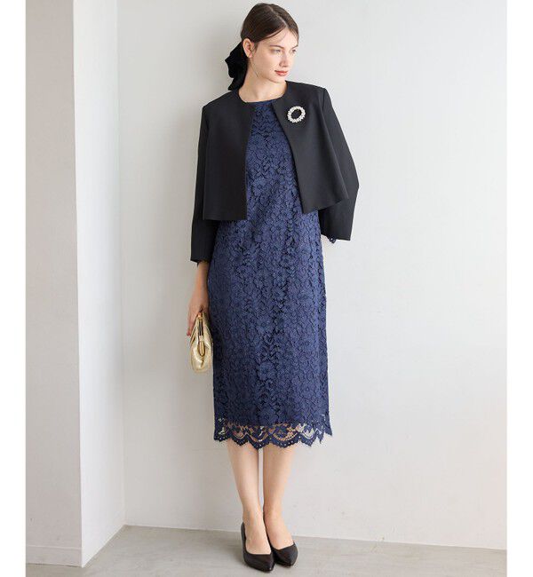 23区「【APPLAUDIR】シャイニーフラワーレース ドレス」|ドレス|