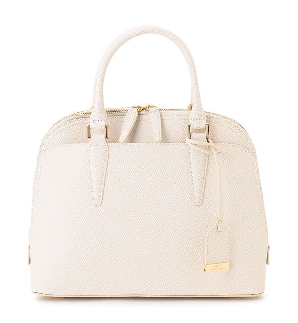 23区「【VERY掲載】ブガッティ型 2WAY ハンドバッグ」|ハンドバッグ|アイボリー系