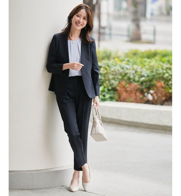 ANY SIS「スマートビューティストレッチ テーパードパンツ」|その他|