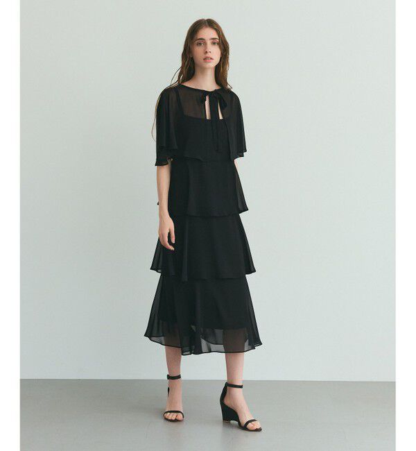 Grace Class「シフォンケープドレス」|ドレス|