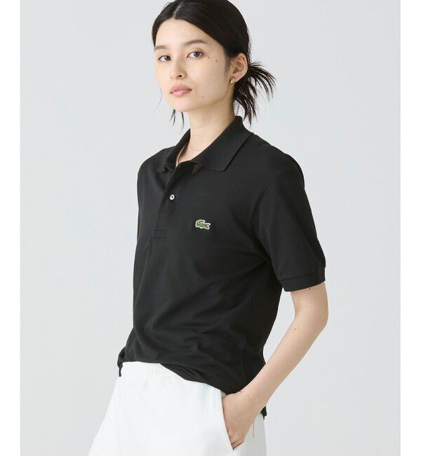 LACOSTE「通気性 イージーケア 軽量鹿の子ピケ L.12.12ライトウェイト半袖ポロシャツ」|ポロシャツ|