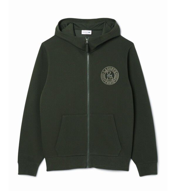 LACOSTE「ローレルサークルジップフーディー / ジップアップパーカー」|パーカー|