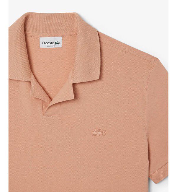LACOSTE「オープンカラーポロシャツ」|ポロシャツ|