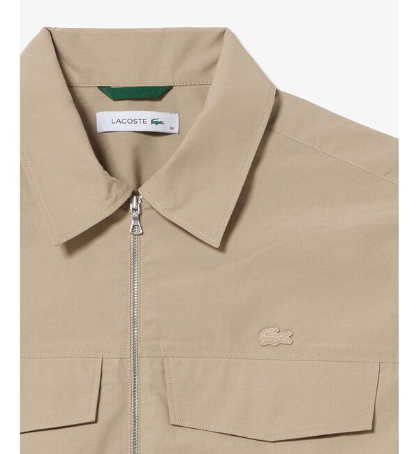 LACOSTE「ジップアップブルゾンシャツ」|シャツ・ブラウス|