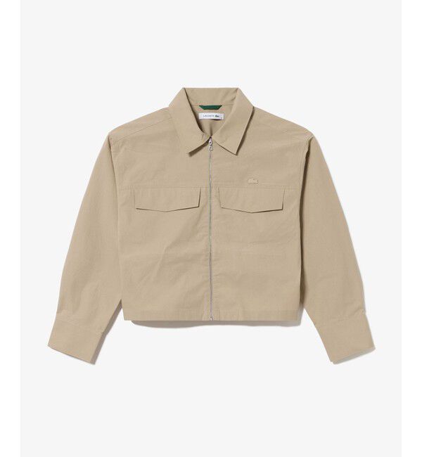 LACOSTE「ジップアップブルゾンシャツ」|シャツ・ブラウス|