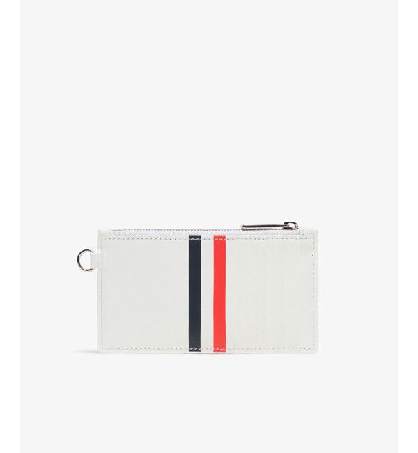 LACOSTE「トリコロールプリントレザーマルチケース」|名刺入れ・カードケース|