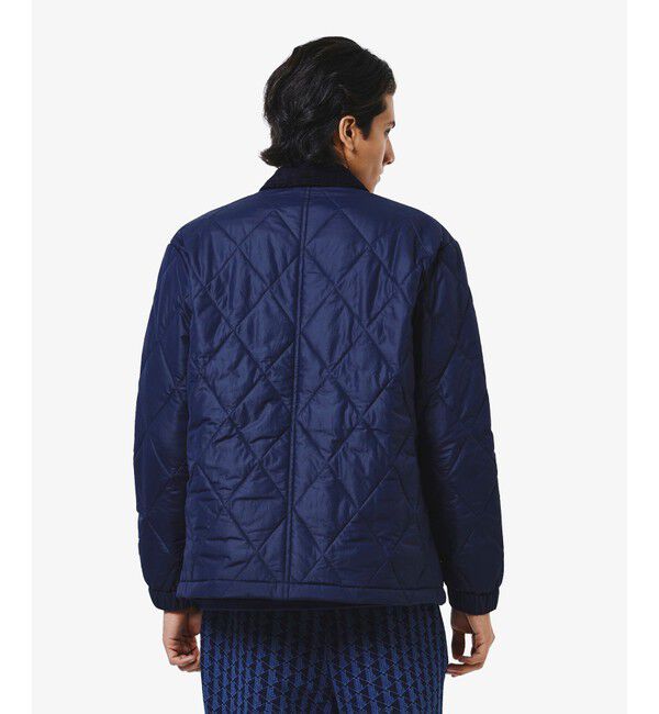 LACOSTE「THERMORE中綿 コーデュロイカラーキルティングジャケット」|ブルゾン・スタジャン|