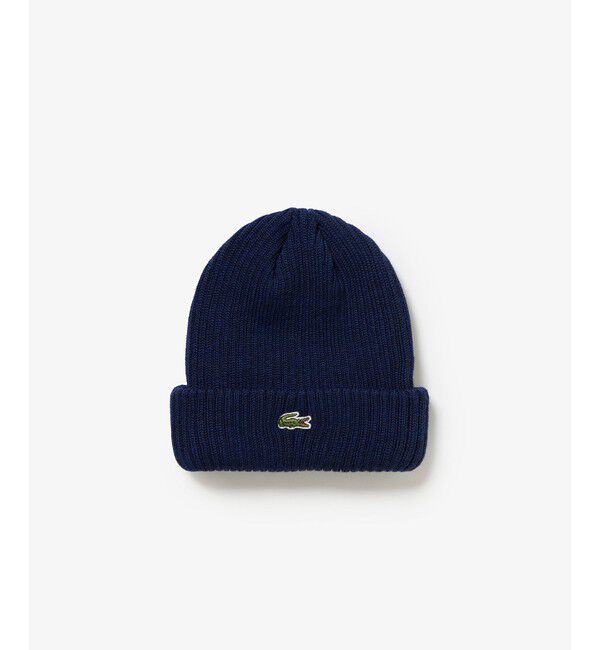LACOSTE「ウールリブニットキャップ」|キャップ・キャスケット|