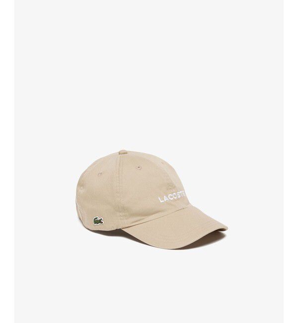 LACOSTE「ウォッシュドツイルローキャップ」|キャップ・キャスケット|