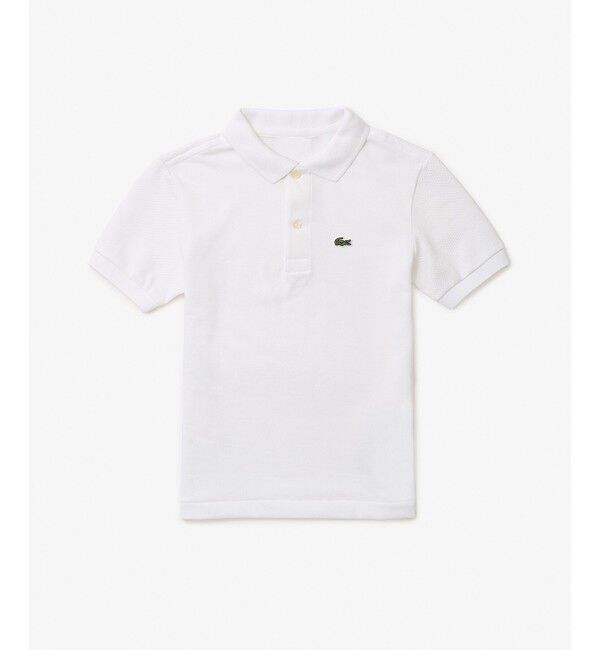 LACOSTE「【EC only】Boys ポロシャツ (半袖)」|ポロシャツ|ホワイト