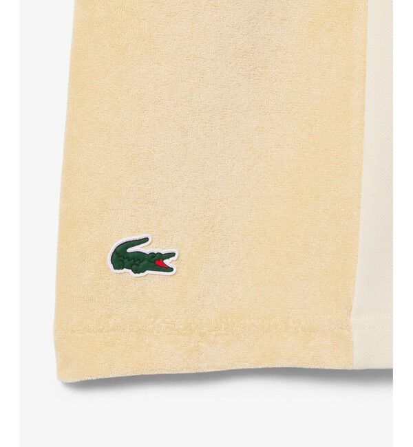 LACOSTE「サイドパネルパイル地切り替えゴルフポロシャツ」|ポロシャツ|