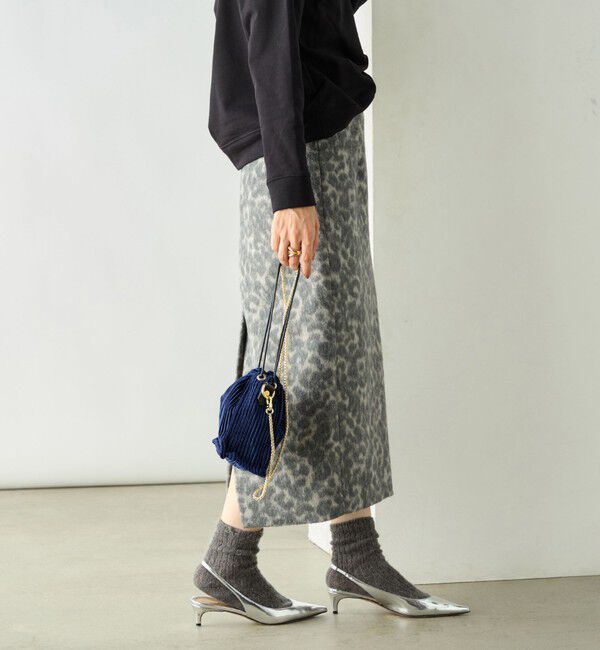 Rie Miller「ひょう柄タイトスカート」|タイト|