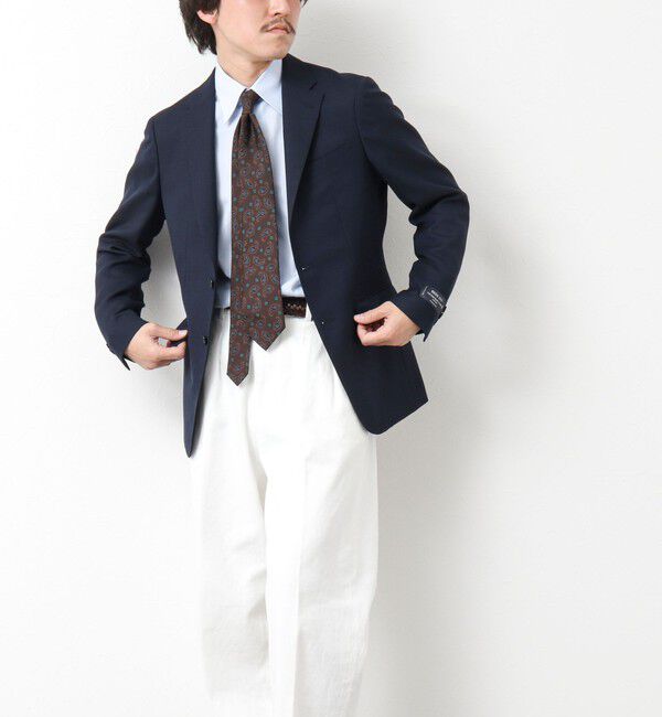 NOLLEY'S goodman「《ビジカジ対応》IMPORT FABRIC JACKET 25SS」|テーラードジャケット|