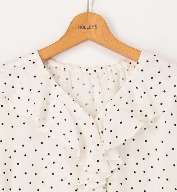 NOLLEY'S「2wayラッフル衿ブラウス」|シャツ・ブラウス|