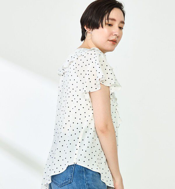 NOLLEY'S「2wayラッフル衿ブラウス」|シャツ・ブラウス|