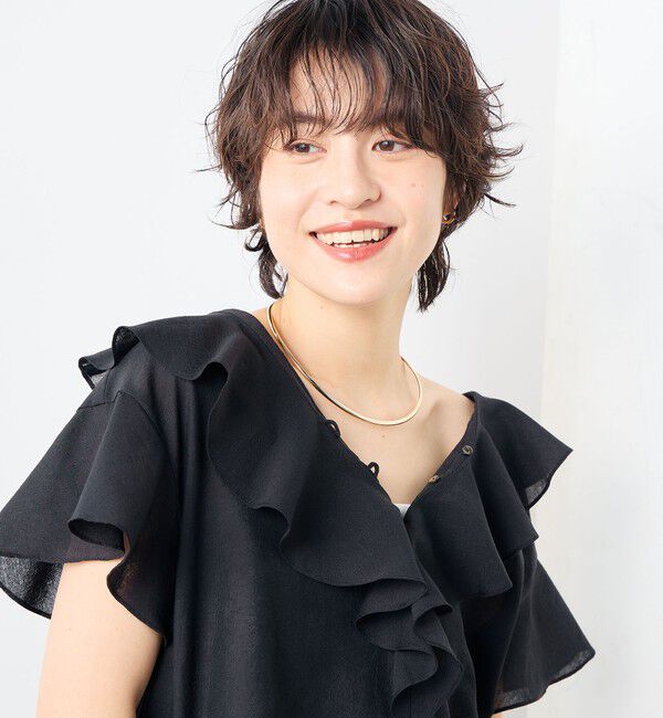 NOLLEY'S「2wayラッフル衿ブラウス」|シャツ・ブラウス|