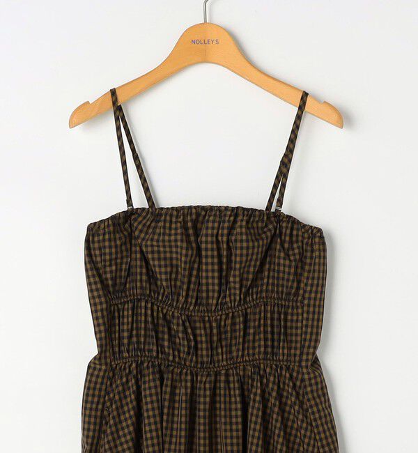 NOLLEY'S「ウォッシャブル2WAYギャザーキャミワンピース」|ワンピース|