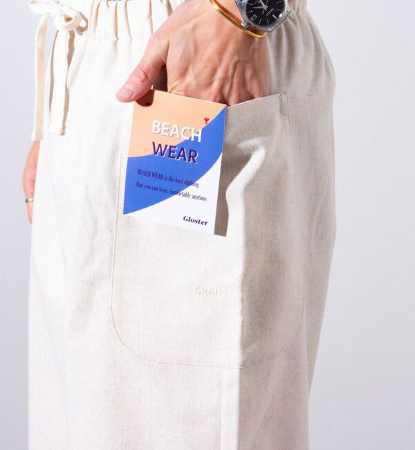 GLOSTER「【GLOSTER/グロスター】BEACH PANTS SHORTS イージーショーツ」|その他|
