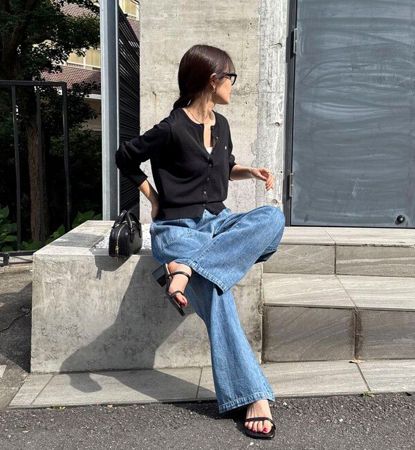 fredy emue「ライトオンスデニムベイカーイージーパンツ」|デニム|