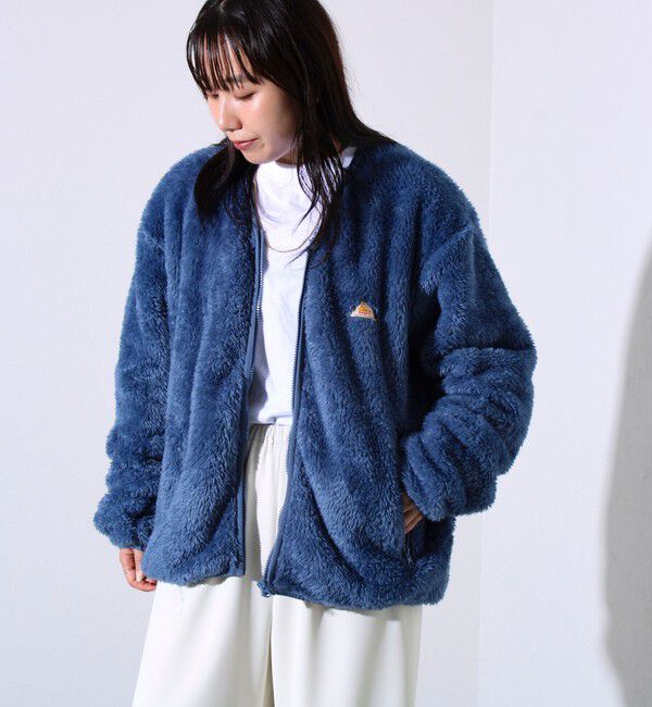 GLOSTER「【KELTY&times;GLOSTER】別注 シャギーフリース ジップカーディガン」|カーディガン|