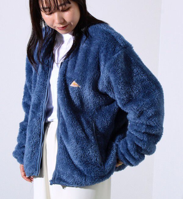 GLOSTER「【KELTY&times;GLOSTER】別注 シャギーフリース ジップカーディガン」|カーディガン|