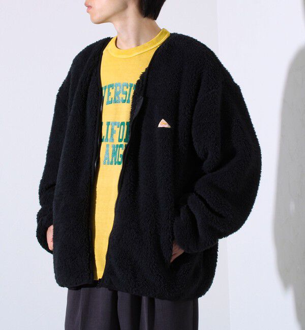 GLOSTER「【KELTY&times;GLOSTER】別注 シャギーフリース ジップカーディガン」|カーディガン|
