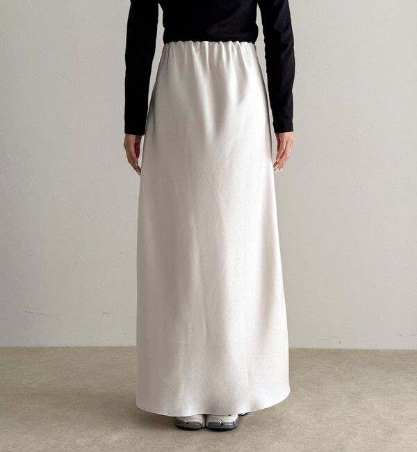 fredy emue「ヘビーサテンバイアススカート」|スカート|