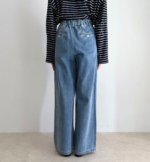 fredy emue「デニムタックスラックス」|デニム|