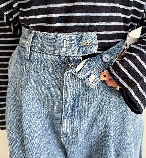 fredy emue「デニムタックスラックス」|デニム|