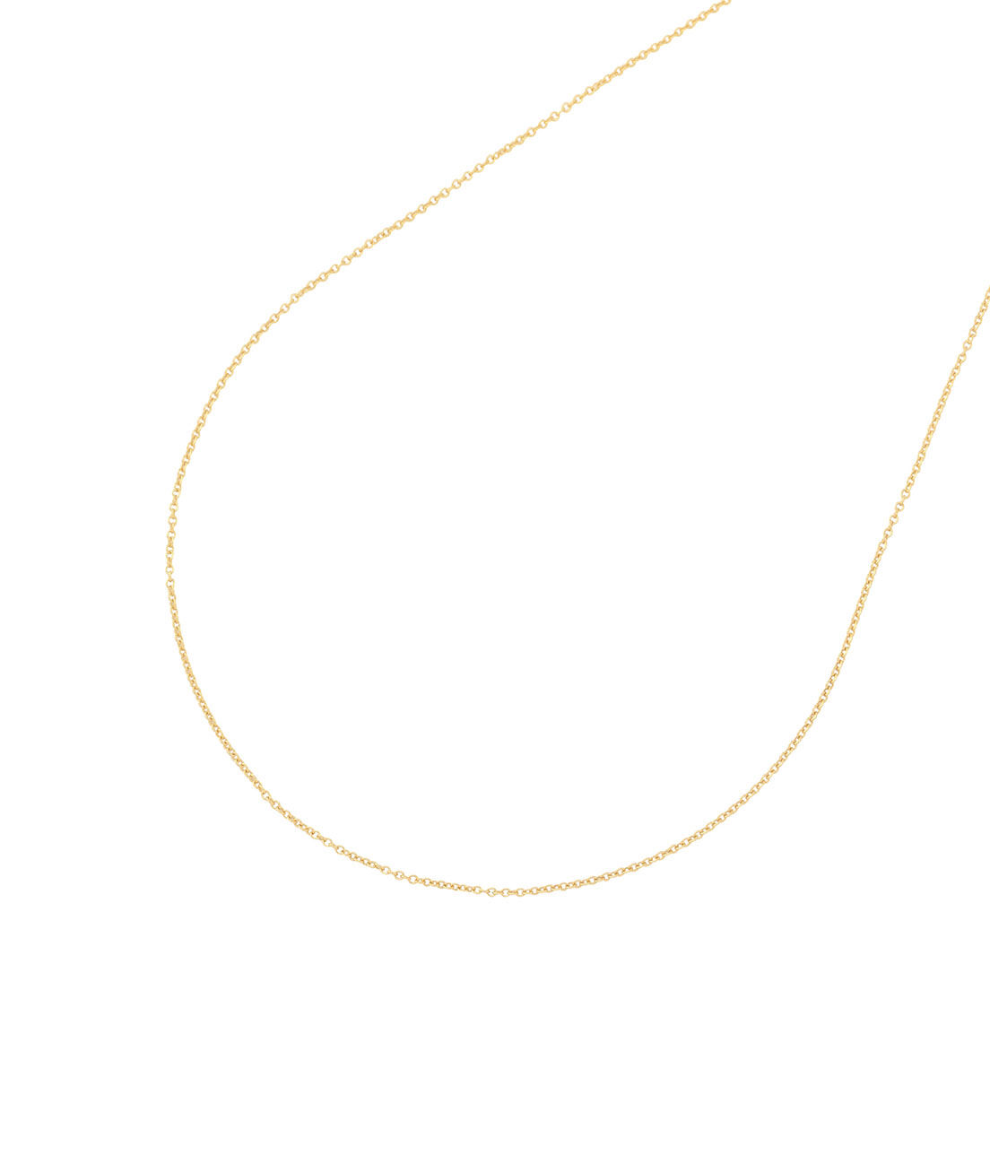 SALON adam et rope'「【SALONオリジナルBOX付き】14KGFあずきチェーンネックレス」|ネックレス|