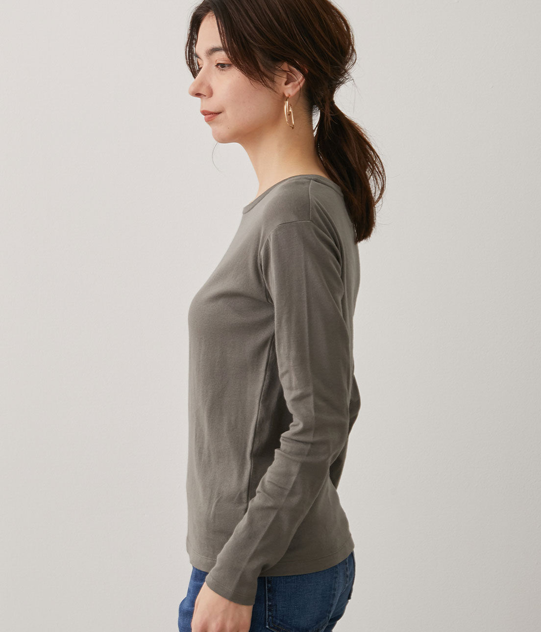 SALON adam et rope'「【Smile Cotton】クルーネックプルオーバー」|Tシャツ・カットソー|