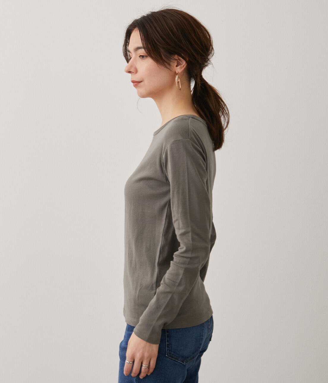 SALON adam et rope'「【Smile Cotton】クルーネックプルオーバー」|Tシャツ・カットソー|