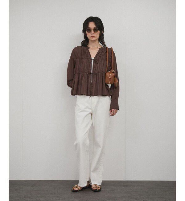 SALON adam et rope'「スプリットレザーワイドバッグ」|ショルダー・メッセンジャー|