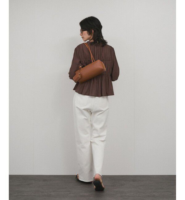 SALON adam et rope'「スプリットレザーワイドバッグ」|ショルダー・メッセンジャー|