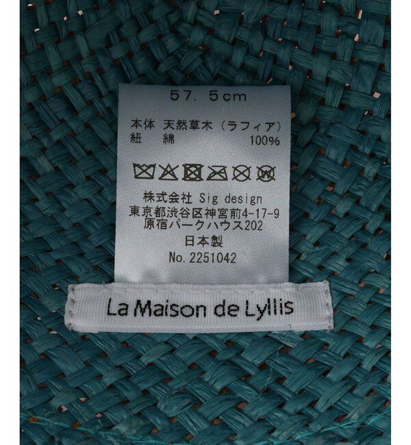 SALON adam et rope'「【La Maison de Lyllis（メゾンドリリス）】 LAPAZ / ラパス」|ハット|