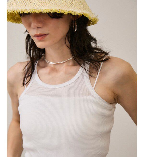 SALON adam et rope'「【gicipi（ジチピ）】TURCHESE リブタンク」|タンクトップ|